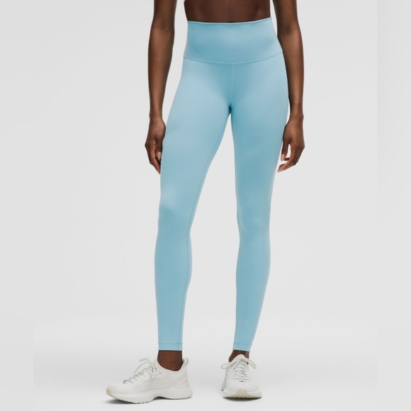 🆕💙 Lululemon Wunder Train HR Tight 28” - Washed Blue - Picture 2 of 9